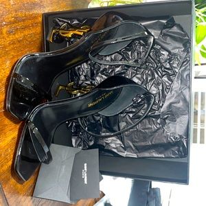 Black Saint Laurent high heels size 8 1/2 (40). Slightly worn